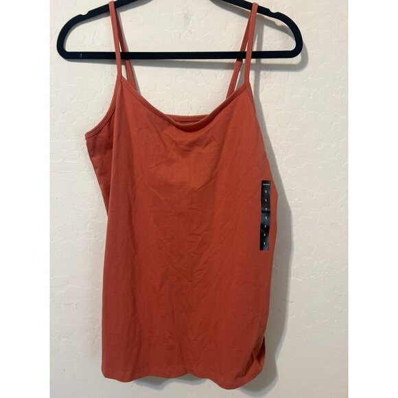 Torrid Sz 1 (US 14/16 1X) Burnt Orange Spaghetti Strap Camisole Tank Top - Picture 2 of 7